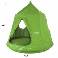 Hanging Tree Tent Green Hanging Tree Tent for Kids 46 H x 43.4 Diam Hanging Tree House Tent Waterproof